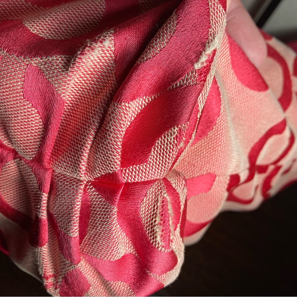 Coach 14530 POPPY Block Op Glam pink Women's Tote Bag - Picture 10 of 10